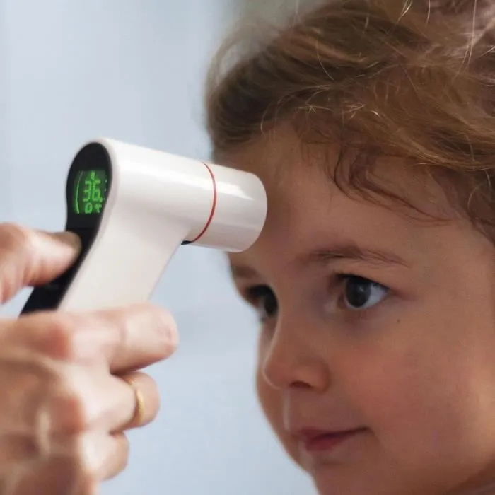 Mill'O Bébé Thermomètre infrarouge sans contact - frontal et auriculaire-3