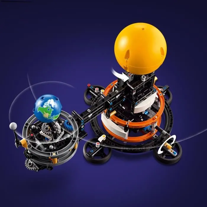 LEGO Technic 42179 La Planète Terre et la Lune en Orbite, Jouet, Thème du Système Solaire-3