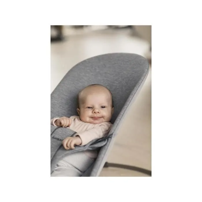 Transat Bliss - BABYBJORN - Gris clair - 3D Jersey - Bébé - Evolutif-0