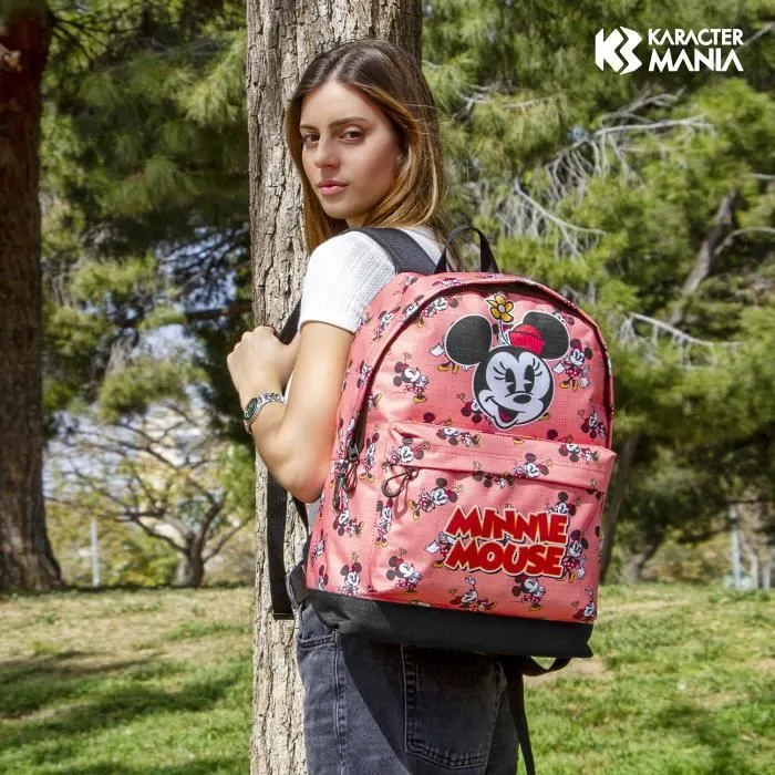 Sac à dos HS PLUS - KARACTERMANIA - Disney Minnie - Rose - Dos - Adulte-0