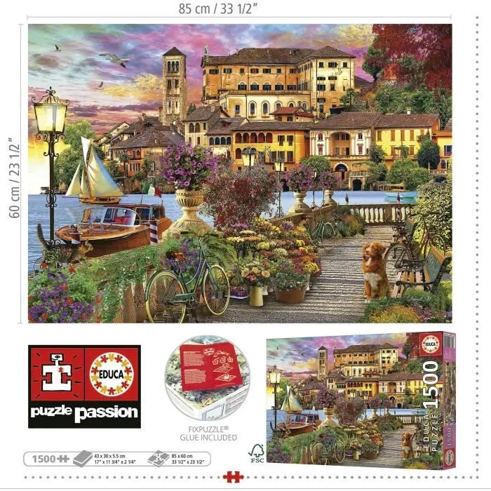 PROMENADE ITALIENNE - Puzzle de 1500 pièces-2
