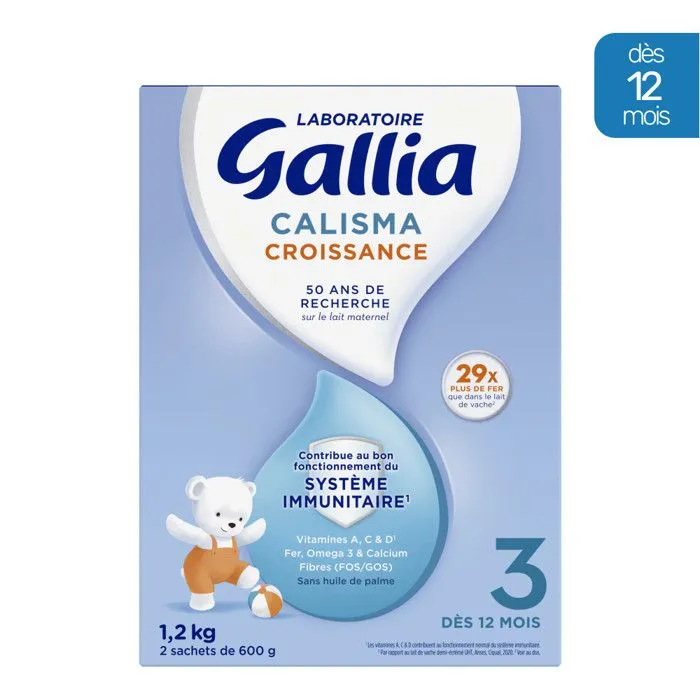 1 Boîte Croissance 3 (1,2kg) - Calisma Dès 12 Mois-0