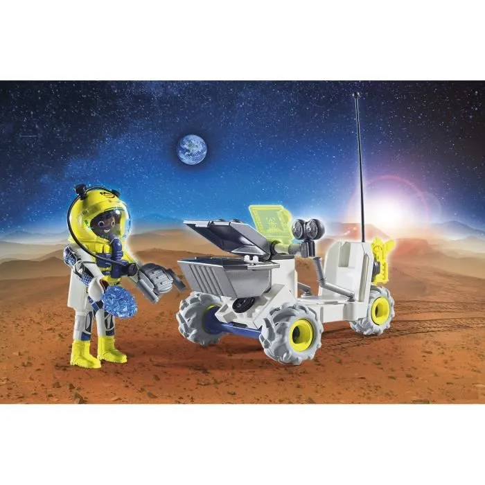 PLAYMOBIL - 9491 - Space - Spationaute avec véhicule d'exploration spatiale-1