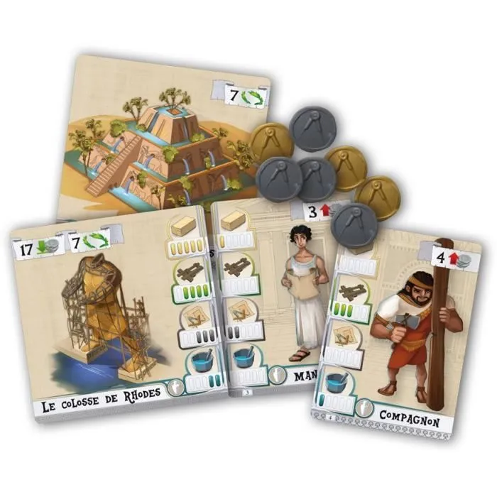 ASMODEE - Bombyx - Les bâtisseurs Antiquité - Jeu de société-2