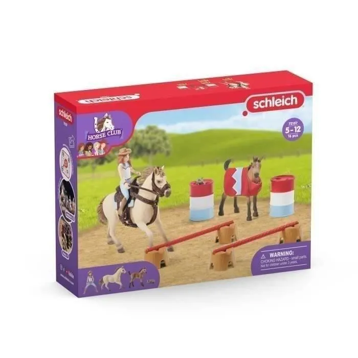Entrainement au ranch, Coffret schleich univers équestre, coffret figurines pour enfants de 5 ans et plus, schleich 72157 HORSE-1