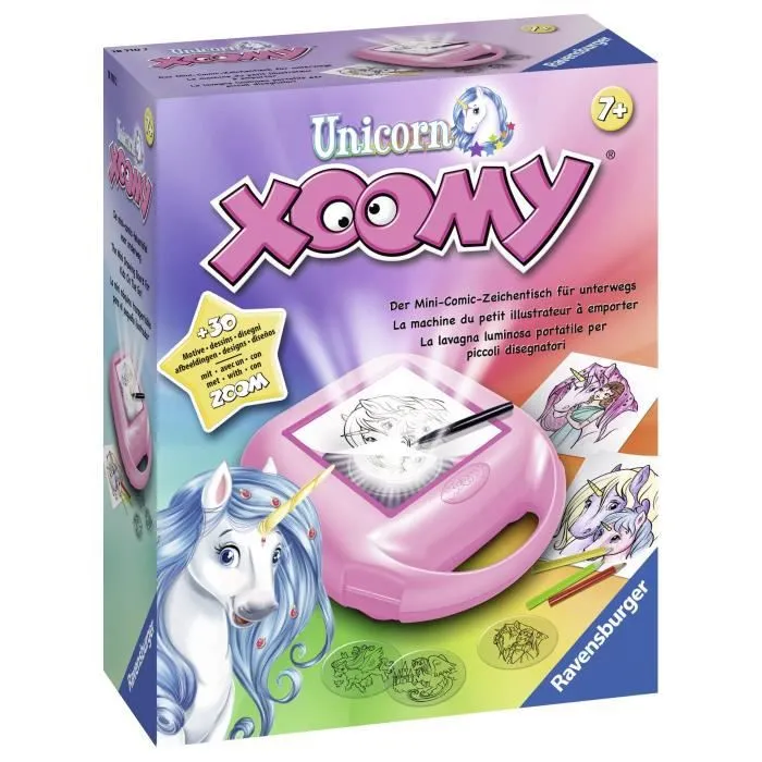 Xoomy midi licornes - Ravensburger - Atelier à dessins - format voyage - Dès 7 ans-1