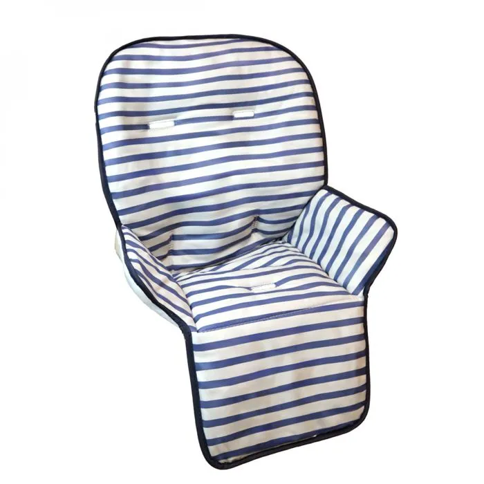 Housse d'assise pour chaise haute bébé enfant gamme Ptit - Marin - Monsieur Bébé-0