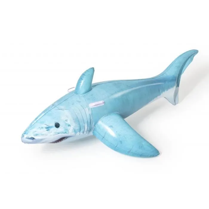 Bouée gonflable AC-DÉCO - Bouée XL Requin - 183 x 102 cm - Asymétrique - Extérieur-0