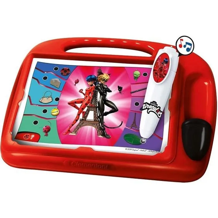 Clementoni - Pupitre éducatif - Miraculous - 18 activités --0