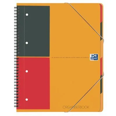 Cahier organiser book ligne 6mm trieur-0
