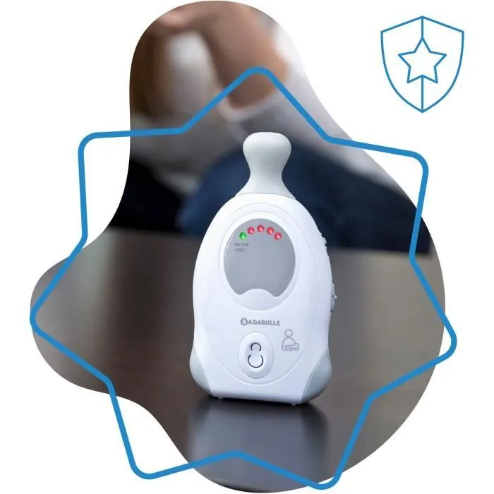 Badabulle Babyphone Audio Baby Online 300m avec Veilleuse-5