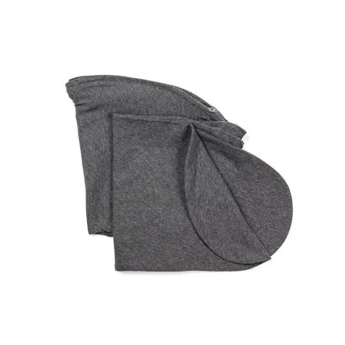 doomoo Housse de coussin de maternité et d'allaitement Buddy, Chiné Anthracite-0