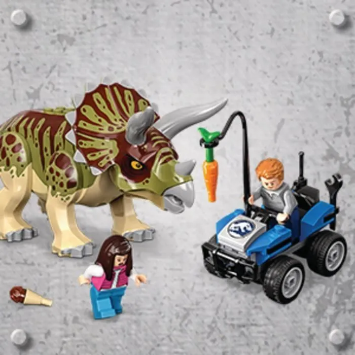LEGO® Jurassic World™ 75937 La fureur du Tricératops - Jeu de construction-1