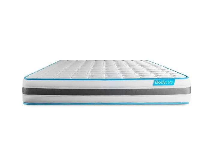 Matelas 140x190 cm BodyFlex Ressorts ensachés et mémoire de forme - epaisseur 26 cm - Equilibré - 7 zones de confort-0