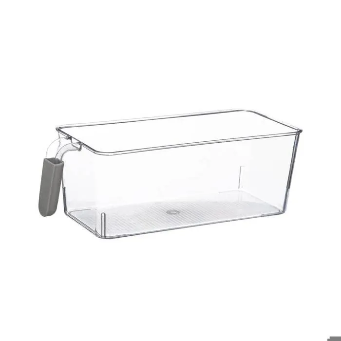 Five - Bac de Rangement pour frigo avec poignée PM Transparent-0