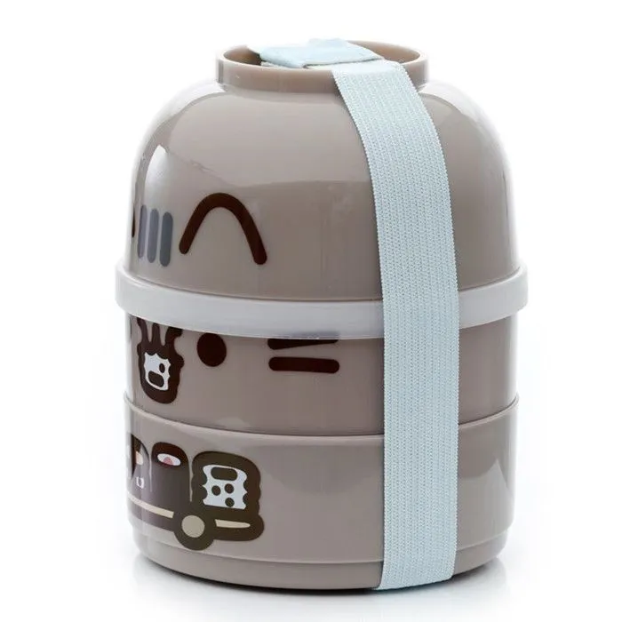 Boîte Repas Bento - Pusheen - Ronde - 13cm - Sans BPA - Non micro-ondable-2