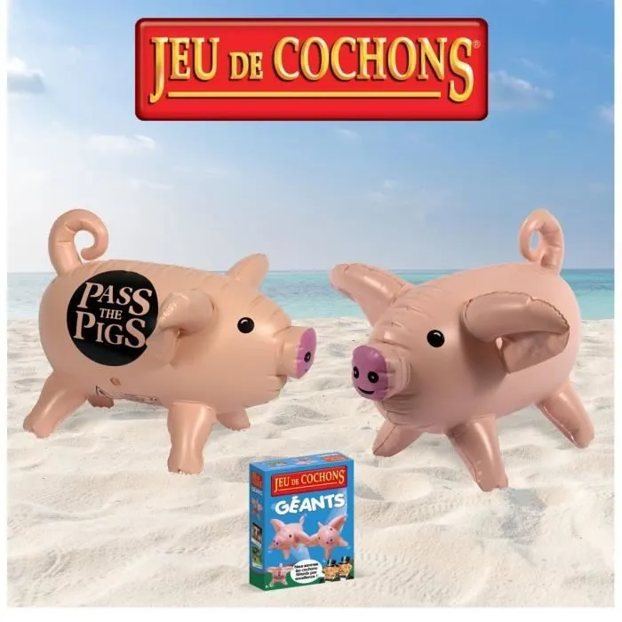 JEU DE COCHONS GEANTS - Jeu de plateau - WINNING MOVES-4