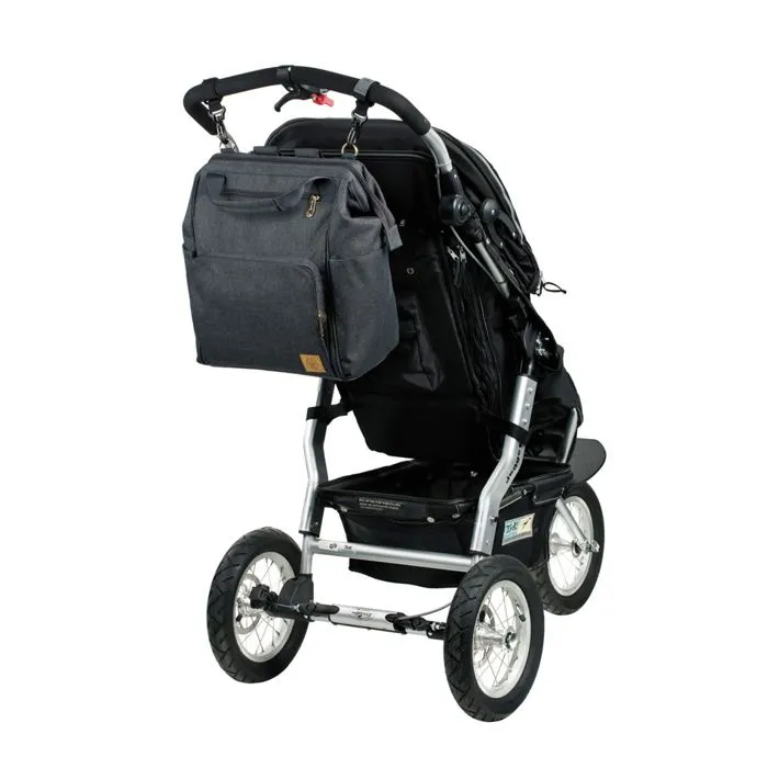 Sac à dos LASSIG Glam Goldie - Anthracite - Pour maman globe-trotteuse-4