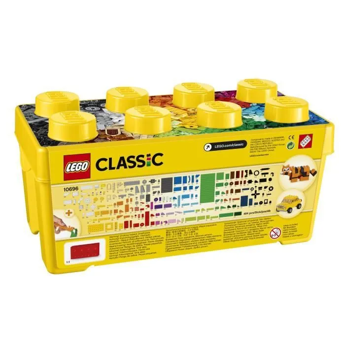 LEGO® Classic 10696 La boîte de briques créatives, Rangement facile des jouets, Cadeau de fan LEGO Masters-1