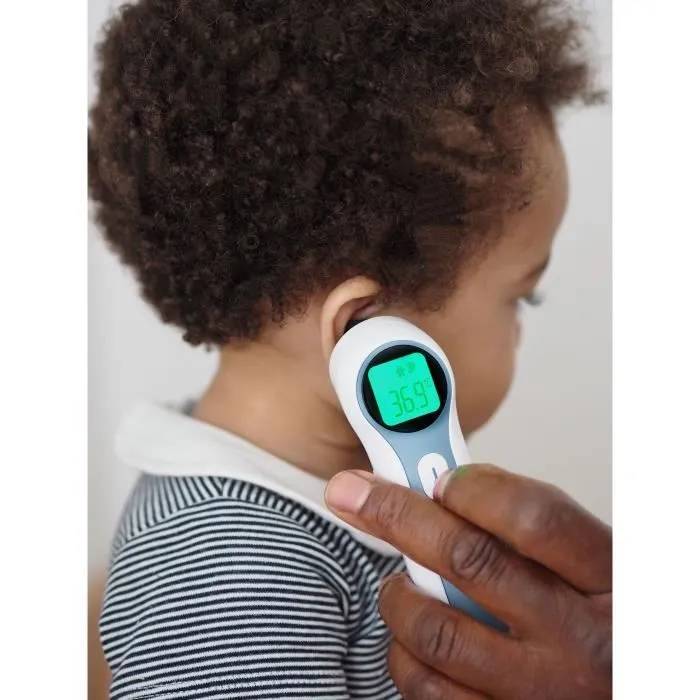 BÉABA - Thermomètre Digital Sans Contact Infrarouge - Mesure Frontale - Auriculaire - Ambiante - Alerte Fièvre - Thermospeed-5