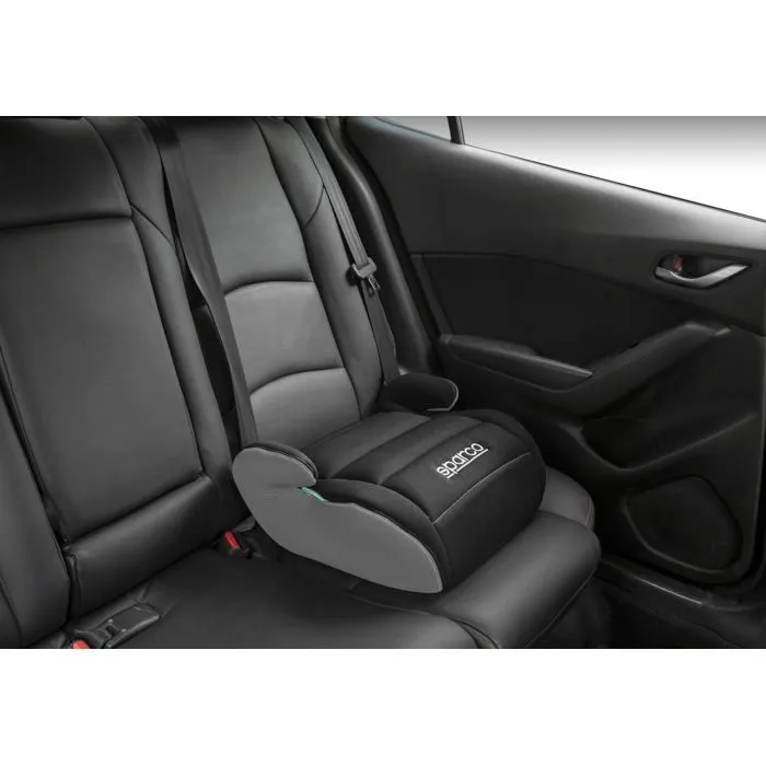 REHAUSSEUR BAS NOIR/GRIS ECE R129 ISIZE SPARCO-4