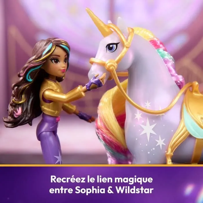 SPIN MASTER COFFRET LICORNE ET POUPEE WILDSTAR ET SOPHIA Unicorn Academy-4