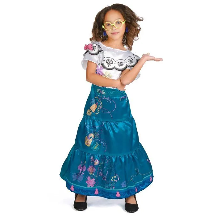 Déguisement Mirabel deluxe Encanto enfant - 5 - 6 ans (109 - 126 cm))-1