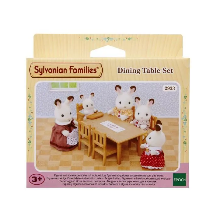 SYLVANIAN FAMILIES - 4506 - La table de repas - Le village-1