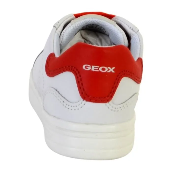 Basket Geox Djrock B - Blanc/Rouge-3