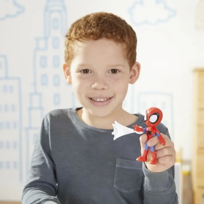 Figurine Spidey de 10 cm, inclut 1 accessoire, pour enfants à partir de 3 ans, Marvel Spidey and His Amazing Friends-1