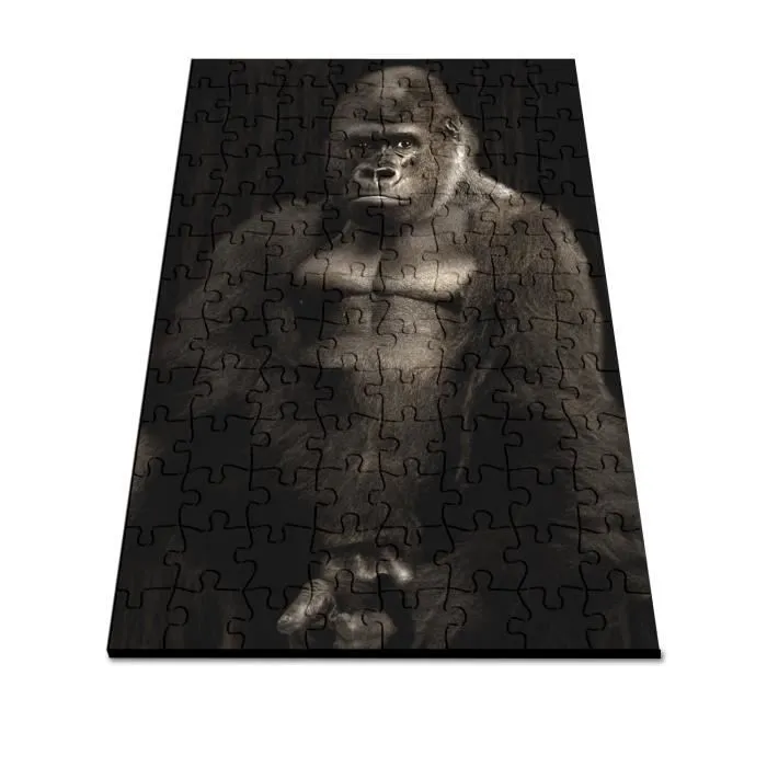 Puzzle Classique - FABULOUS - Portrait de Gorille Style Classe - 100 Pièces - Adulte - Intérieur-2