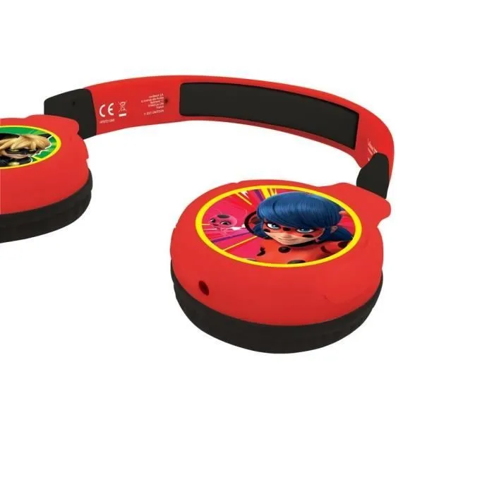 Casque audio Bluetooth® 2 en 1 Miraculous pour enfants - LEXIBOOK-1