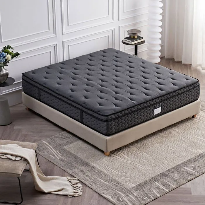 Matelas BIO Serinity 140x190 Sampur - Latex - Mémoire de Forme - Ressorts Ensachés - Épaisseur 30 cm - Confort Tonique et Mi-Ferme-0