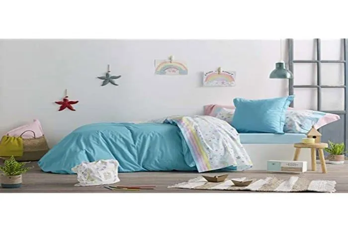 Parure de couette - housse de couette et taies Burrito blanco - TR7170 - Parure de lit pour Enfant 170 Multi-0