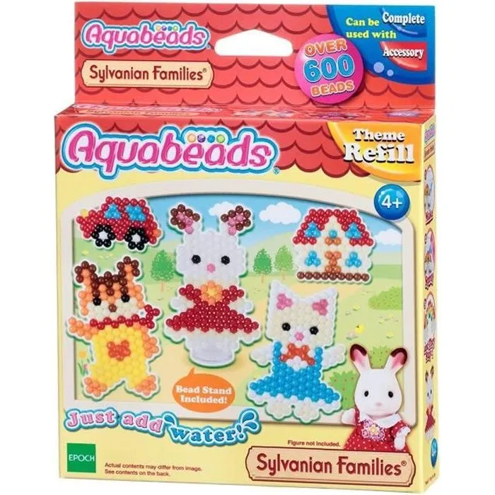 Aquabeads - AQUABEADS - Coffret Sylvanian Families - Mixte - Plus de 600 perles - Technique unique et originale-0