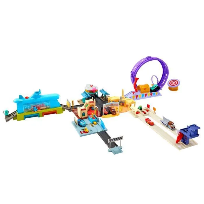 Coffret de jeu Disney+ Cars On the Road - Station De Lavage Sous-Marin - MATTEL - Color Changers - 3 ans et +-4