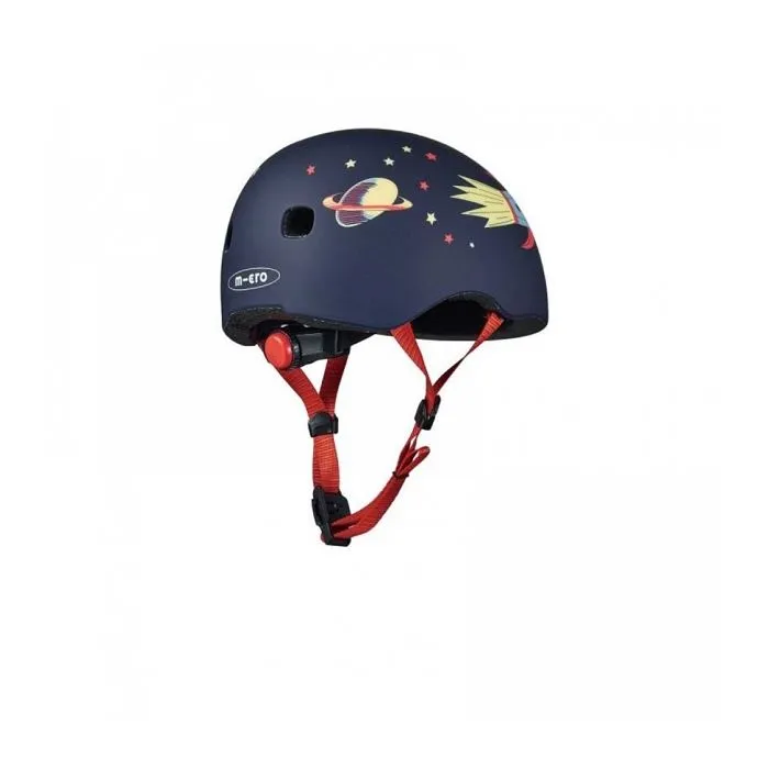 Casque de glisse enfant - Micro - Rocket - Boucle magnétique - LED intégrée - Taille XS - Bleu-3