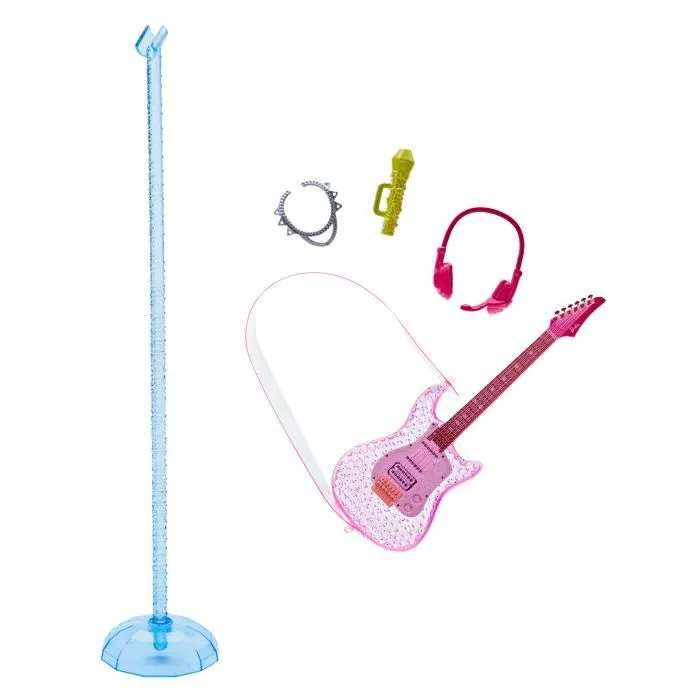 Barbie poupée ado Big City Big Dreams filles 30 cm jaune/rose-1
