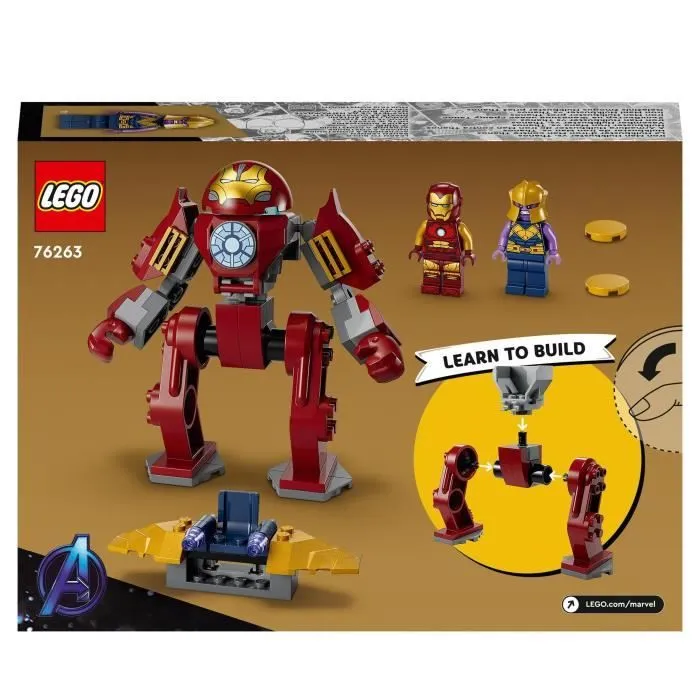 LEGO® Marvel 76263 La Hulkbuster d’Iron Man Contre Thanos, Jouet de Super-Héros Basée sur Avengers : Infinity War-5