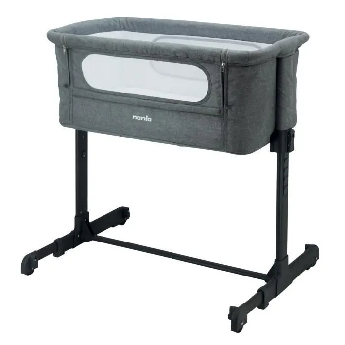 Lit bébé cododo NANIA DODI - Lit d'appoint 2 en 1 - Ultra confort matelas 4cm d'épaisseur - L 80 x l 42 cm-1
