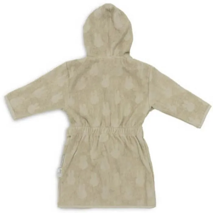 Peignoir coton éponge 1-2 ans Miffy Jacquard Vert Olive - Bébé et enfant-1