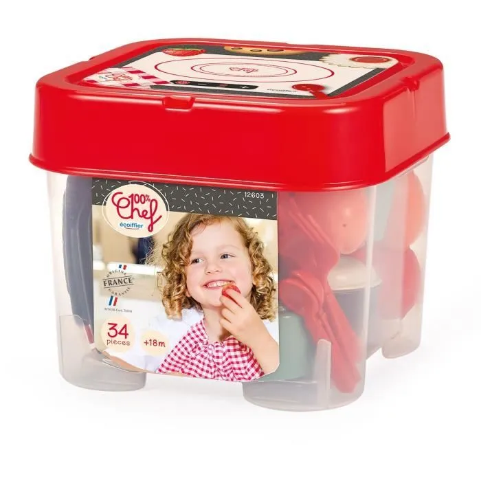 Coffret dinette - Jeu d'imitation - ECOIFFIER - +18 mois-0