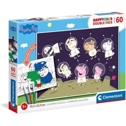 Puzzle - CLEMENTONI - Peppa Pig - 60 pièces - Dessins animés et BD - Coloris Unique-3