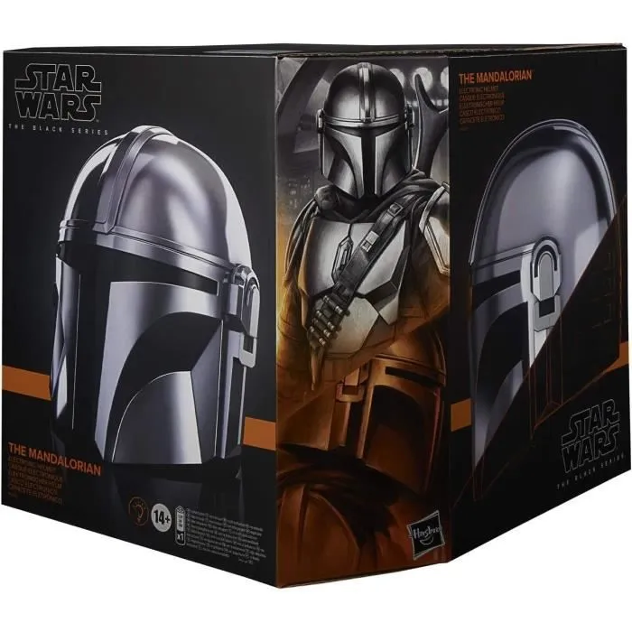 Casque électronique The Mandalorian, Casque premium pour cosplay, dès 14 ans, Star Wars The Black Series-6