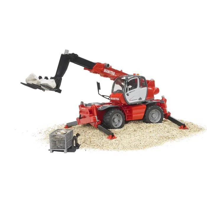 Manitou Téléscopique MRT 2150 - BRUDER - Avec Accessoires-6