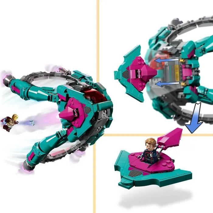 LEGO® Marvel 76255 Le Nouveau Vaisseau des Gardiens Volume 3, Jouet Spatial, Les Gardiens de la Galaxie-3