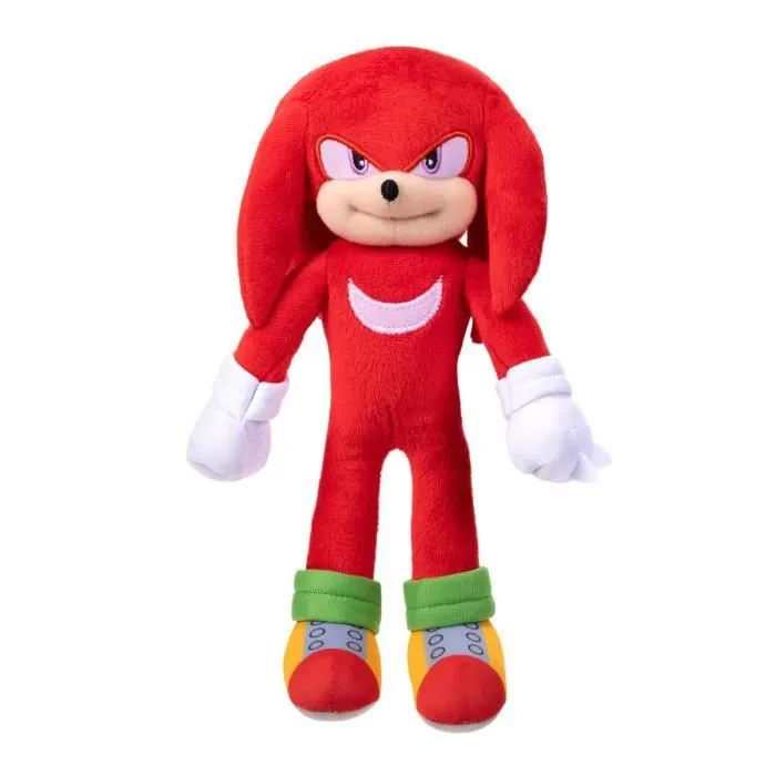 Personnage en Peluche - Sonic - Knuckles - 23 cm - Rouge - Pour Enfants à partir de 3 ans-1
