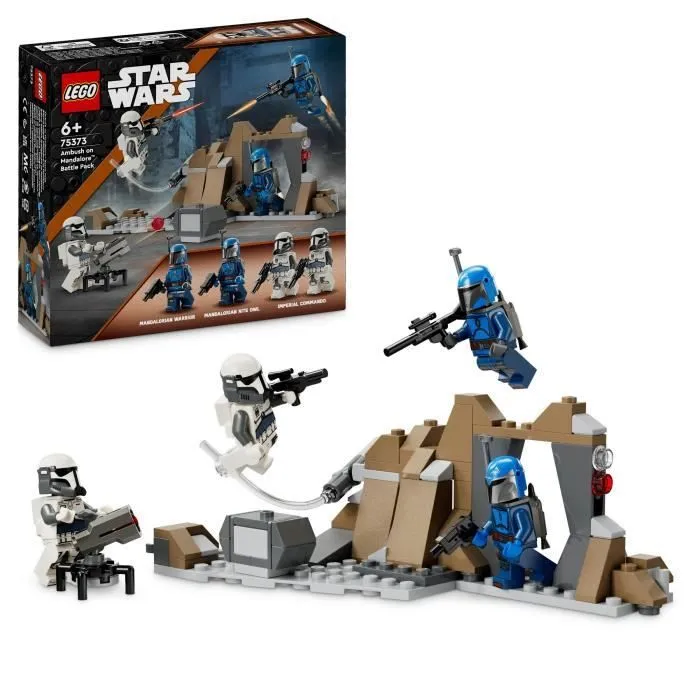 LEGO® Star Wars 75373 Pack de combat de l’embuscade sur Mandalore - Jouet de construction-0