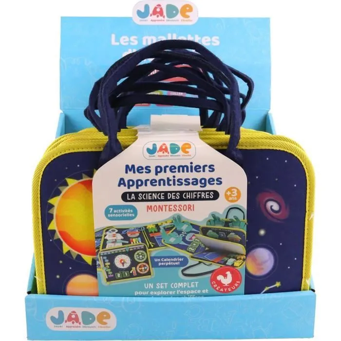 Pochette d'Activitées Espace - Montessori - JADE - Jeu Educatif - Voyage - Sensoriel - Jeu Pour Enfant - Design Français-5