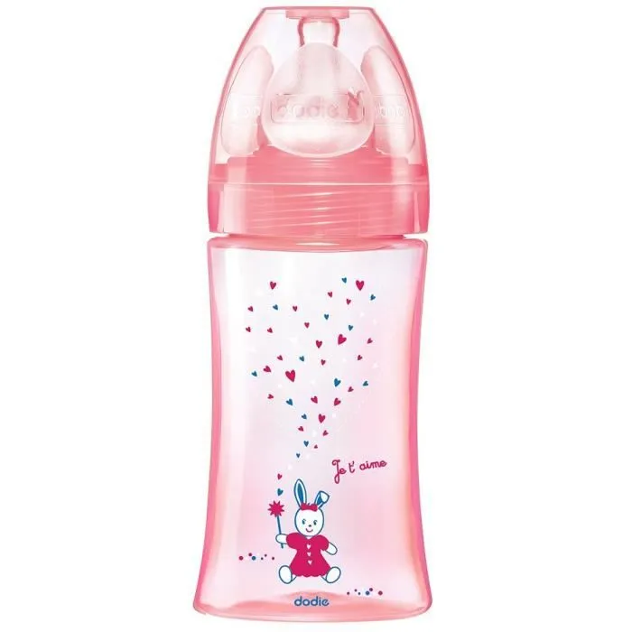 Dodie - Biberon Initiation+ 270ml Fille-0